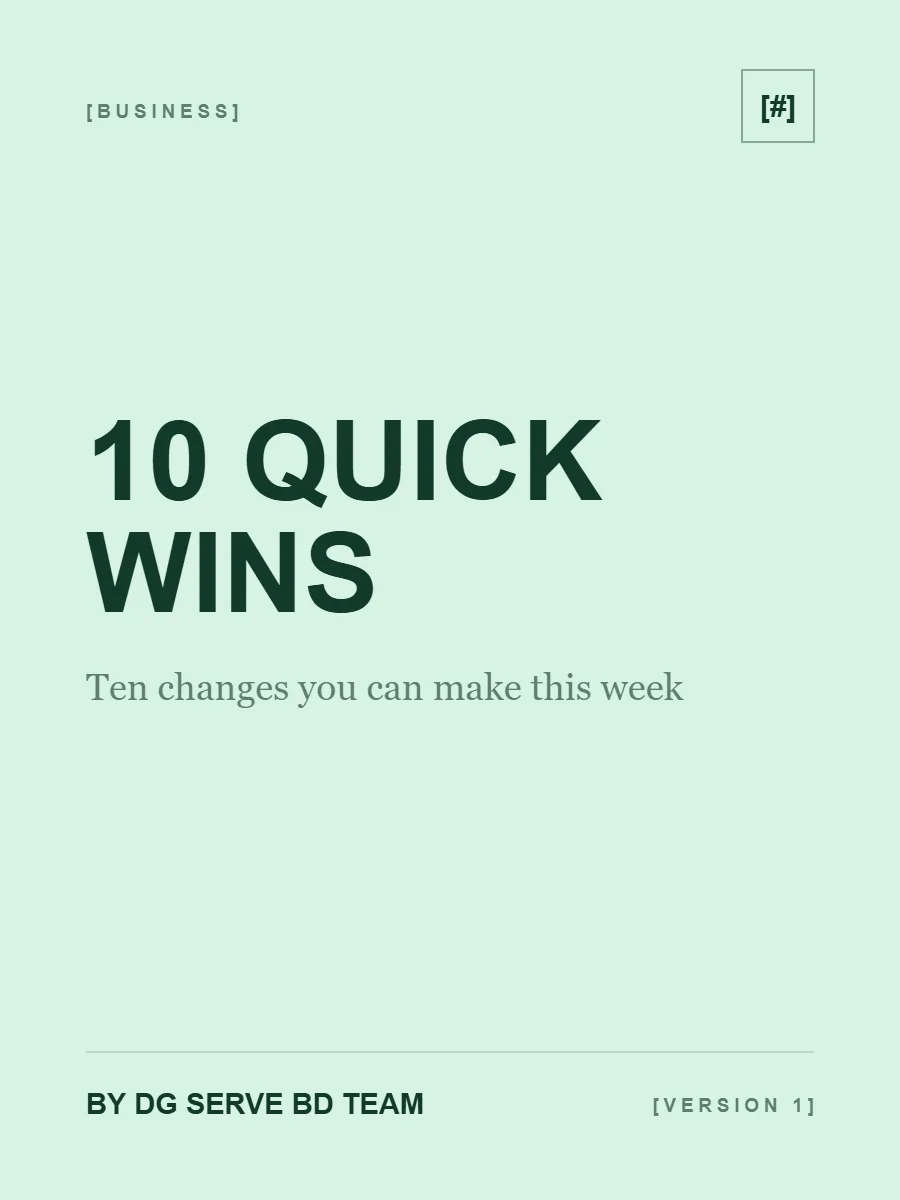 10 Quick Wins For Business
