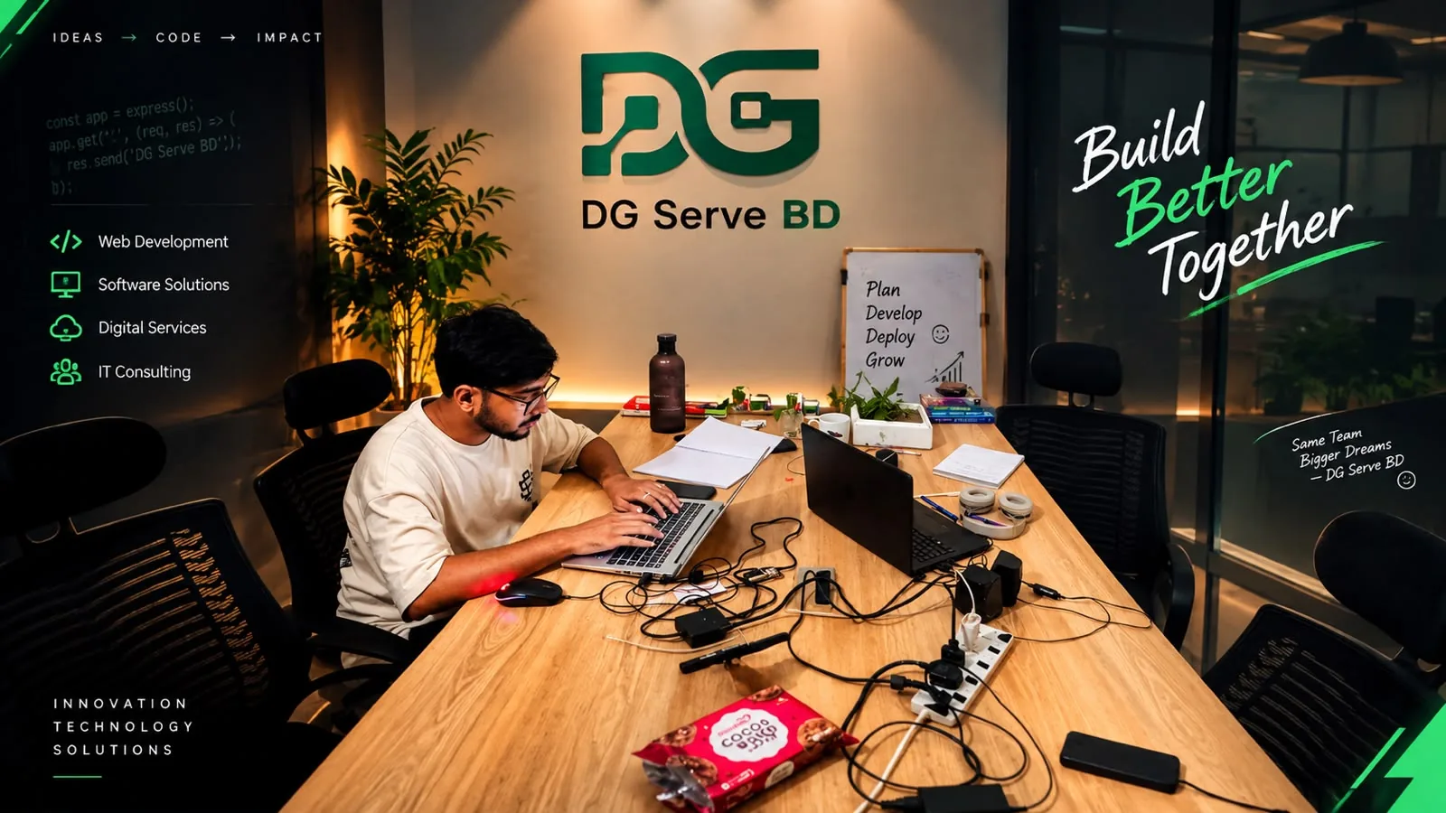 DG Serve BD studio in Dhaka
